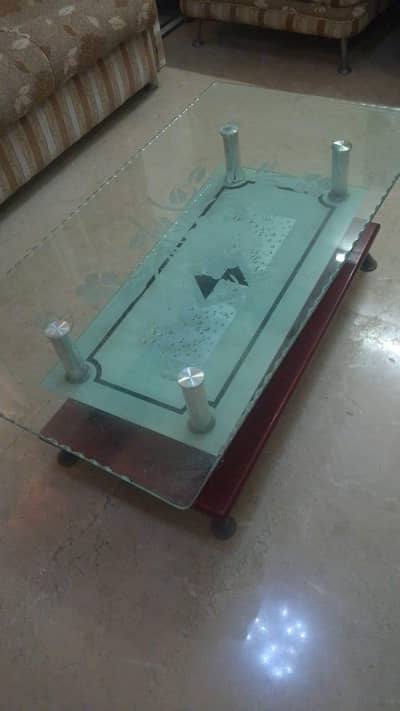 glass table set of 3