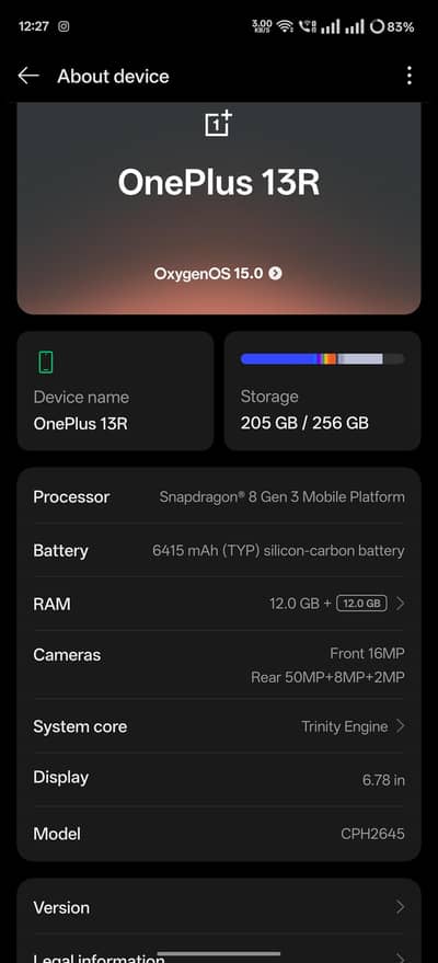 One Plus 13R