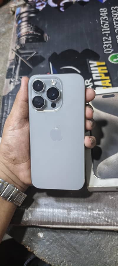 i phone 15 pro with box