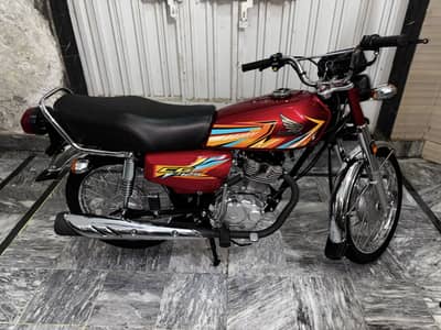 Honda Cg 125 (2026) with M10 LED Light installed
