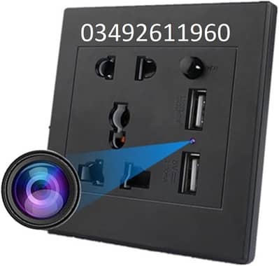 Wall Socket hidden camera BNC 3.7mm lense