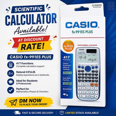 Casio Scientific Calculator Fx-991ES