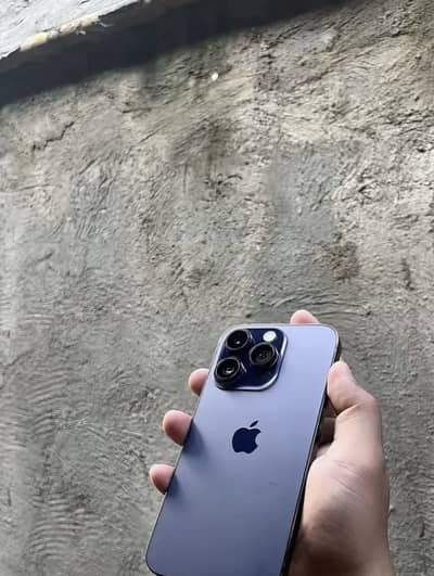 Apple iPhone 14 Pro Deep purple colour 128 Jv b. h 85
