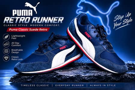 PUMA RETRO | Branded Thrift Shoes | Sports Sneakers