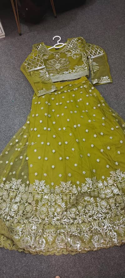 Beautiful Mehndi / Party Wear Lehnga Choli Set