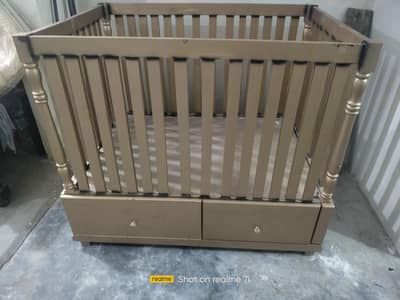 baby cot  wooden cot