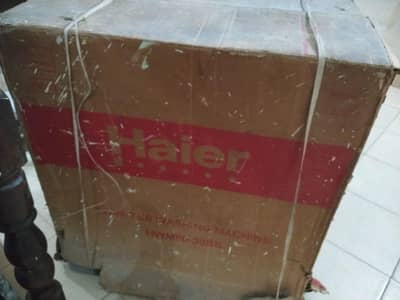 haier washing machine washer + Drayer dono hai brand new box pack hai