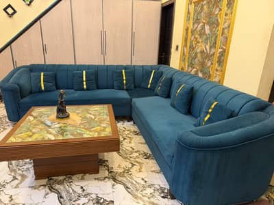 L-shaped sofa