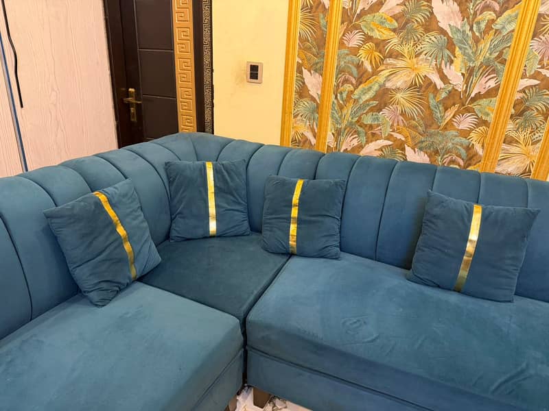 L-shaped sofa 6