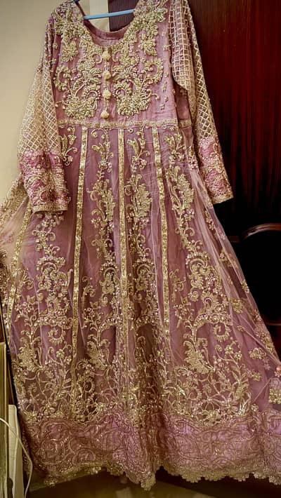 Party wear hand embellished Mushq brand Maxi