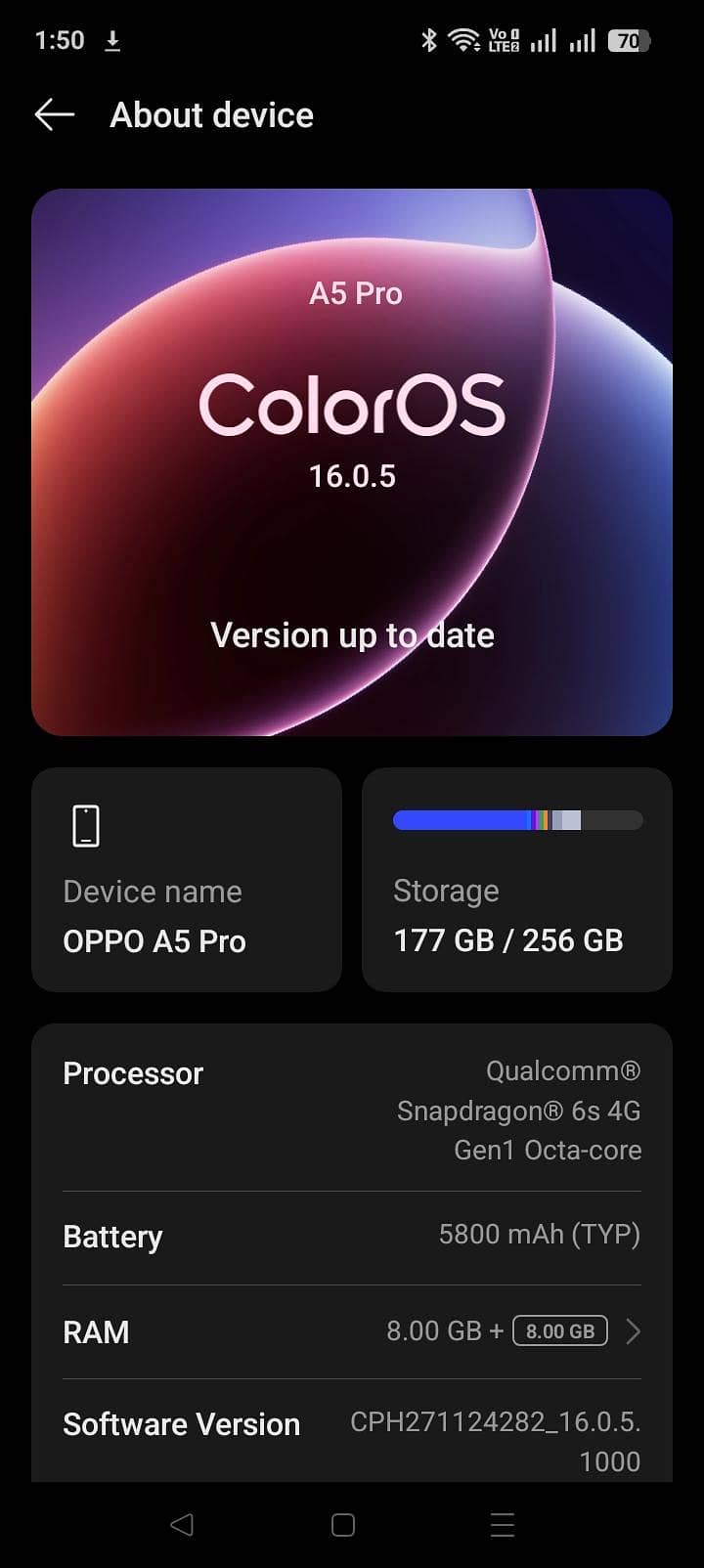 OPPO A5pro 10/10 2