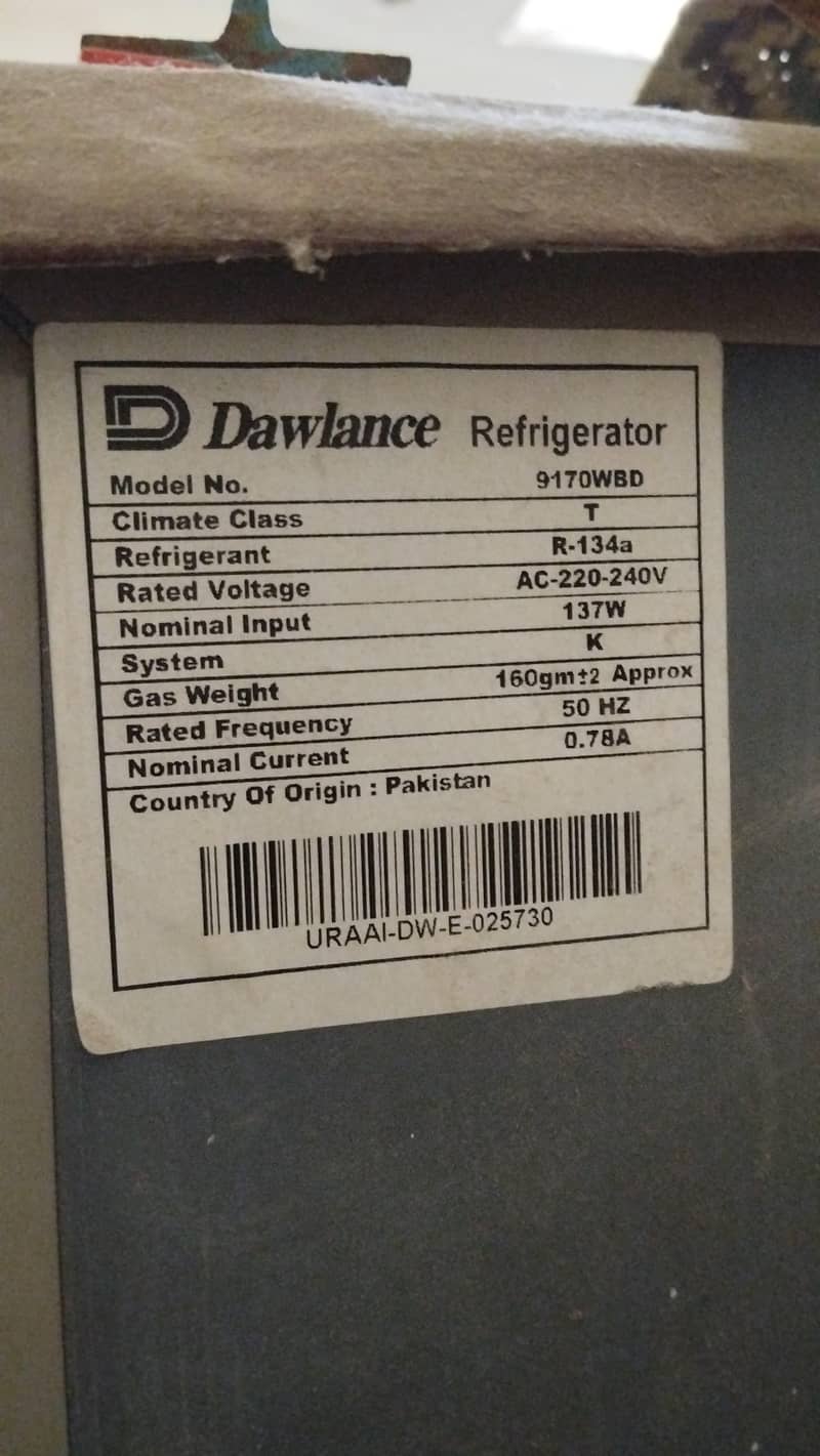 Refrigerator Dawlance 5