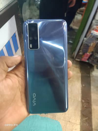 Vivo Y51s 8 128 GB me with box just back change hy baqi all original