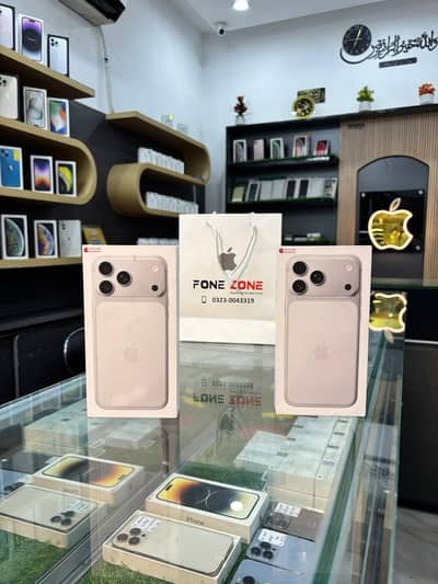 Apple iPhone 17 Pro Max box pack silver apple non active