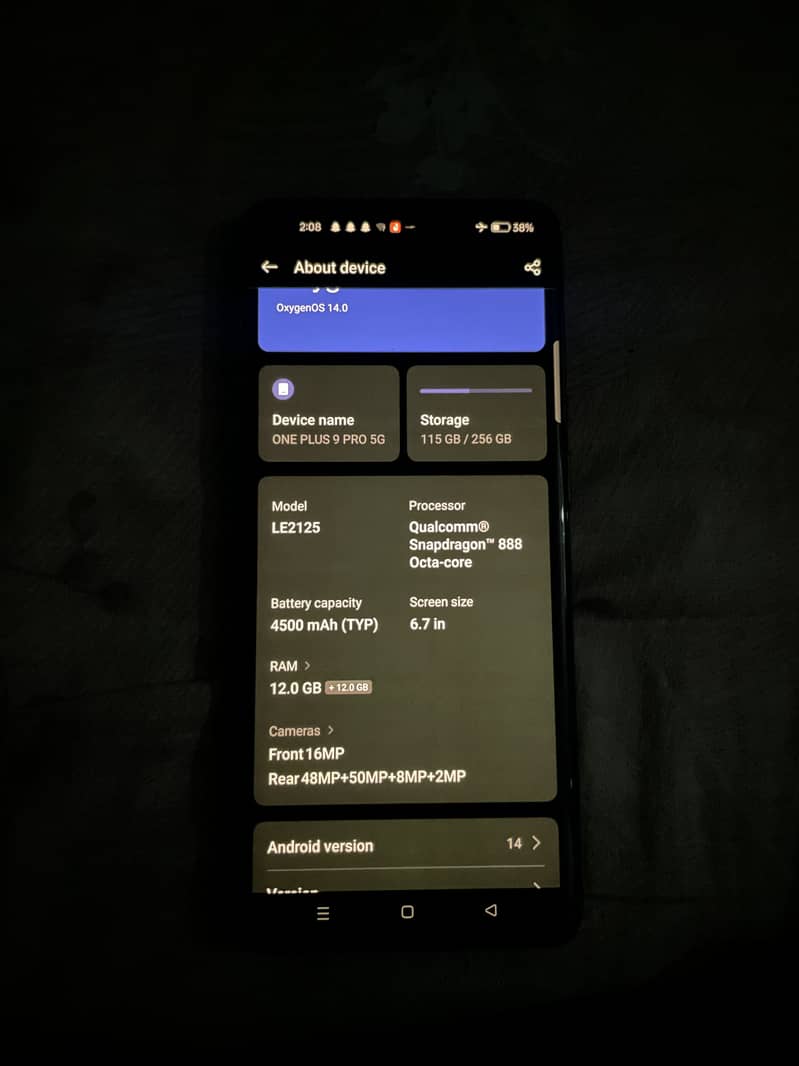 One Plus 9 Pro 4