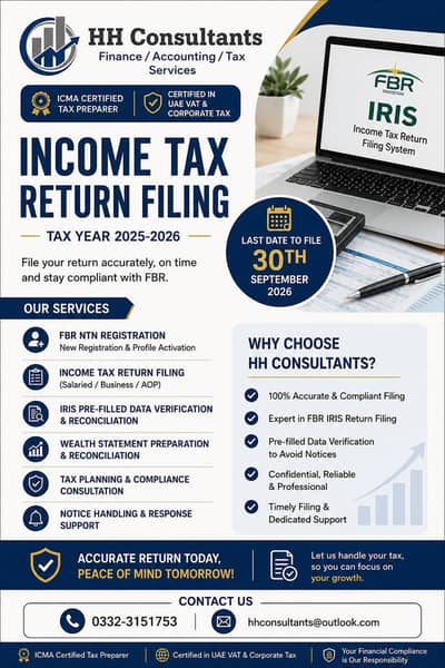 Tax Consultant - Freelance Accountant