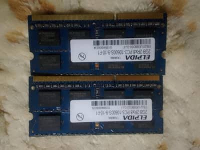 Laptop Ram ELPIDA 2+2 GB 2 sticks 4GB
