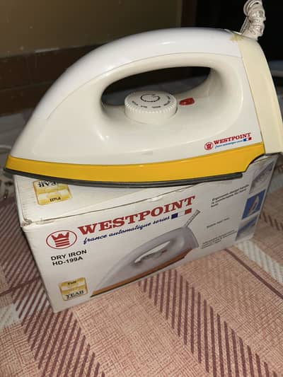 Original Westpoint dry iron for sale slightly used.