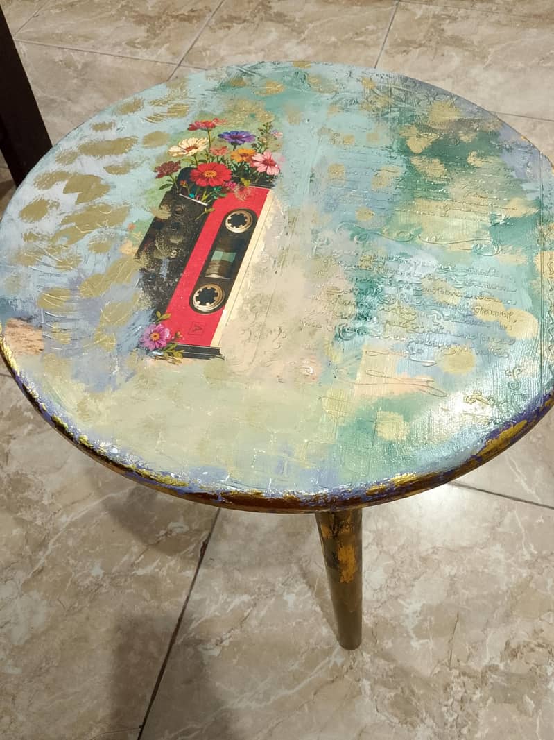 decoupage coffee table 0