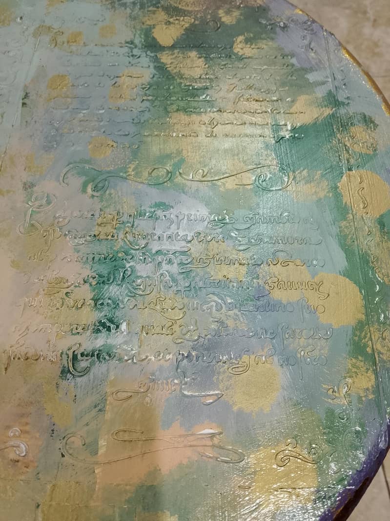 decoupage coffee table 3