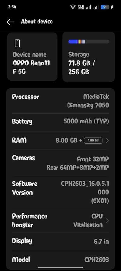 OPPO Reno11 F 5g