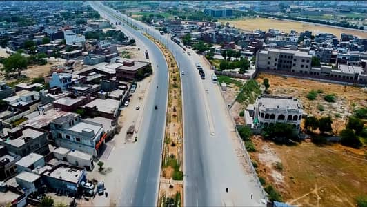 4 MARLA Commercial plot Main 180ft road Registry intqaal