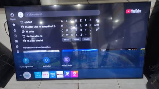 75INCH SAMSUNG TV AU7700 QLED