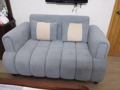 New Two Seater Bubble Shaped Sofa With Two Cushions For Sale.