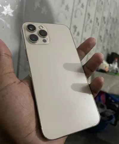 I phone 12 pro max jv 128 GB Golden Color