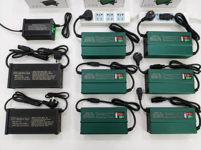 Smart charger E bikes with lcd display Electric vehicle36/48/ 60/72/84