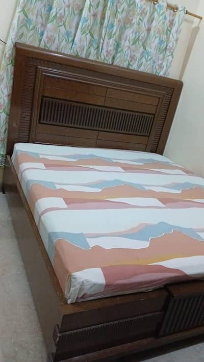 King Size Bed with led