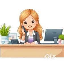 required female receptionist for office work