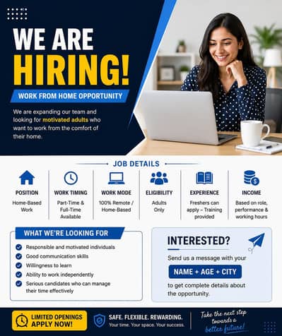 WE ARE HIRING MALE AND FEMALES STAFF FOR ONLINE WORK
