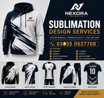 nexore sports agar koi design banana hu tu rabta karay