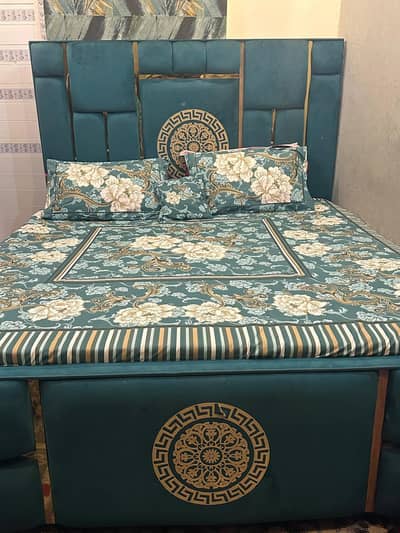 king size bed with mattress urgent sale