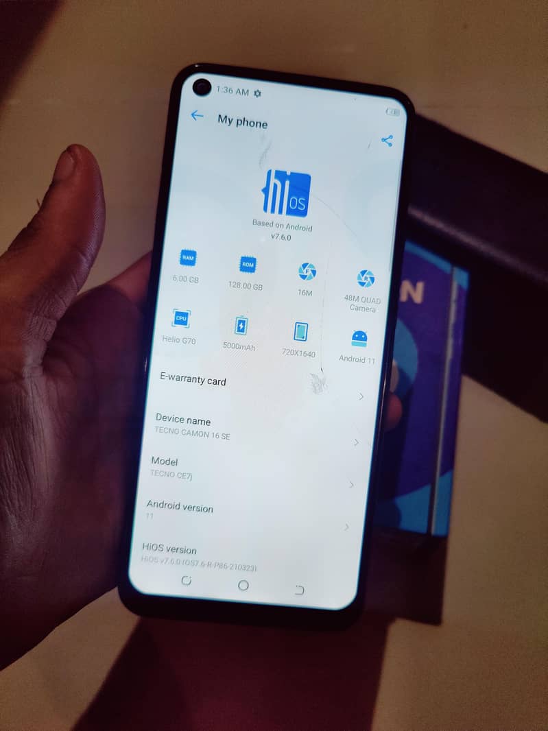 Tecno CAMON 16 SE 2