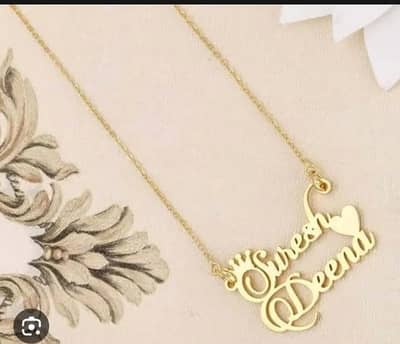 customized chains apny Naam ki chain bnwayen