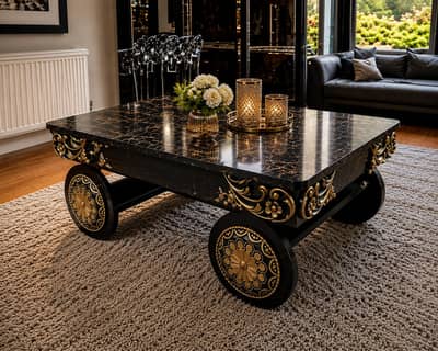 LUCKY CAR STYLE CENTER TABLE PREMIUM MODERN DESIGN