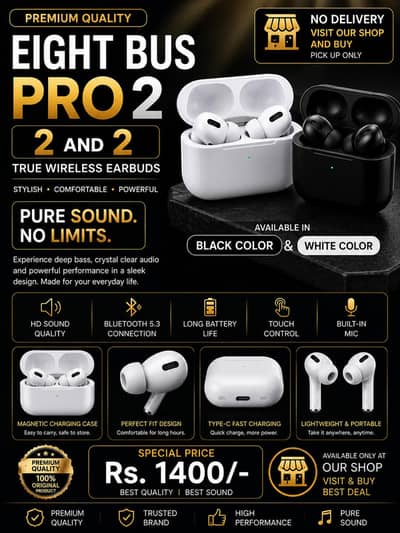 pro 2 airbuds available in my shop