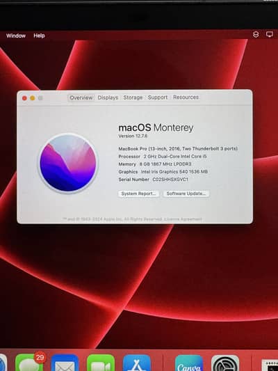 Macbook pro 13 inch 10/10