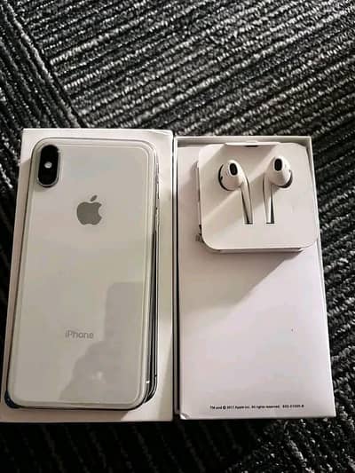 iPhone X 256 GB storage full box Whatsapp no 03039430357