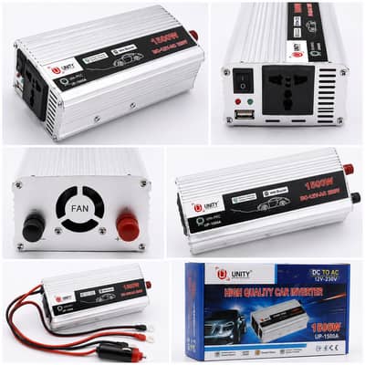 Unity 1500 W ,  INVERTER DC 12 V TO AC 220 V