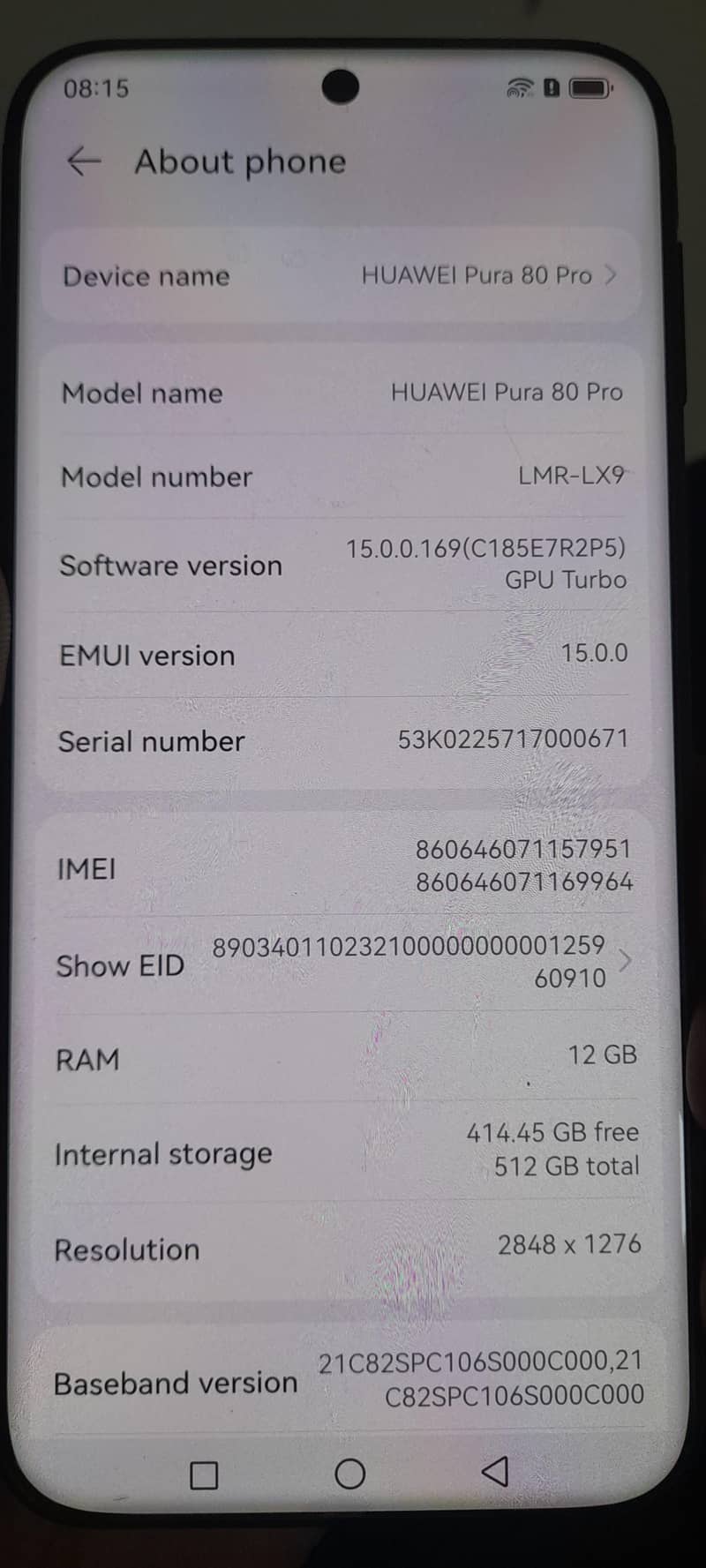 Huawei P80 Pro 4
