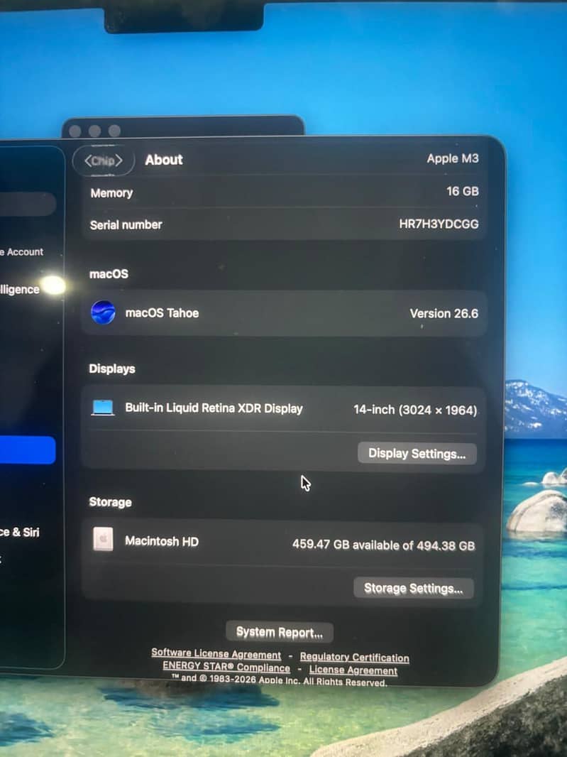 MacBook pro M3 16/512 BH 95 3