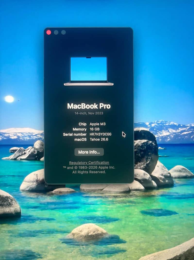 MacBook pro M3 16/512 BH 95 5