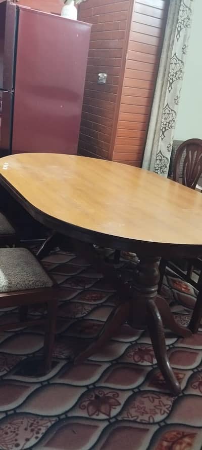 Dinning table with 8 chairs