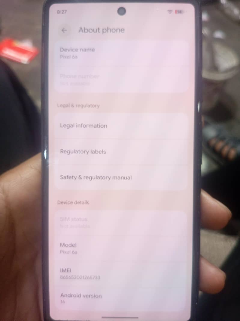 Google Pixel 6a 5