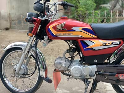 Honda CD 70 2025 Model | Total Genuine | condition 10/9.5/ Urgent Sale