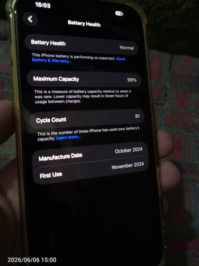 IPhone 16 Pro Max, JV, 256GB, 10/10 Condition