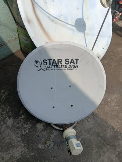 1x 2 feet dish  and 1 x 4 dish with NLB . 1 x Recover  good condition
